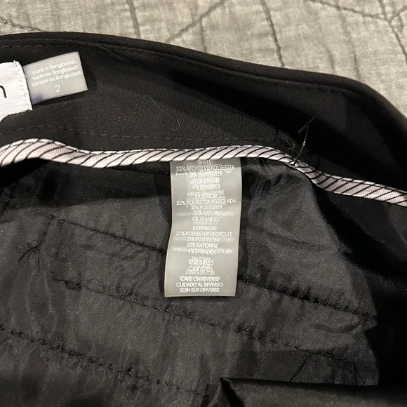 Calvin Klein Classic Fit Black Suit Pants - Picture 4 of 6